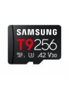 Samsung T9 Tarjeta Micro SDXC 256GB UHS-I U3 A2 V30-200-130MB s con Adaptador SD