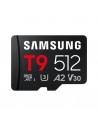 Samsung T9 Tarjeta Micro SDXC 512GB UHS-I U3 A2 V30 200-130MB s con Adaptador SD