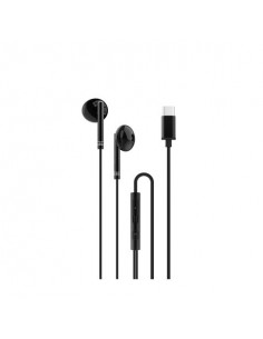 XO EP29 Auriculares Tipo C - Fuertes Graves - Cable 1.2m - Color Negro