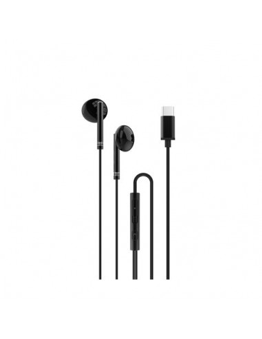 XO EP29 Auriculares Tipo C - Fuertes Graves - Cable 1.2m - Color Negro