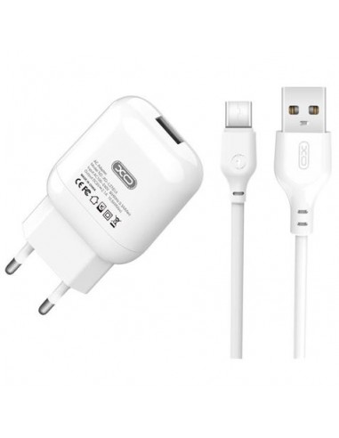 XO L37 Pack Cargador de Corriente USB-Cable USB-A a USB-C