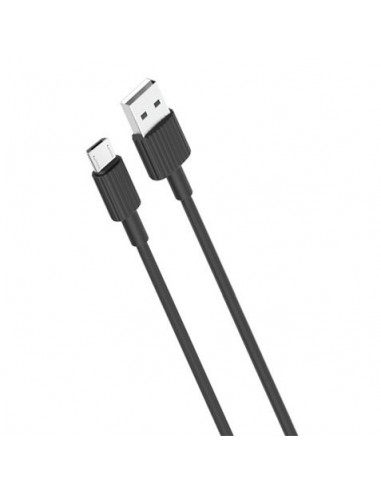 XO NB156 Cable USB-A Macho a MicroUSB 2.4A - Carga-Transmision de Datos Alta Velocidad - Longitud 1m