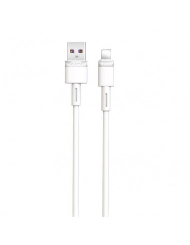 XO NB166 Cable USB-A Macho a Lightning 5A - Carga-Transmision de Datos Alta Velocidad - Longitud 1m