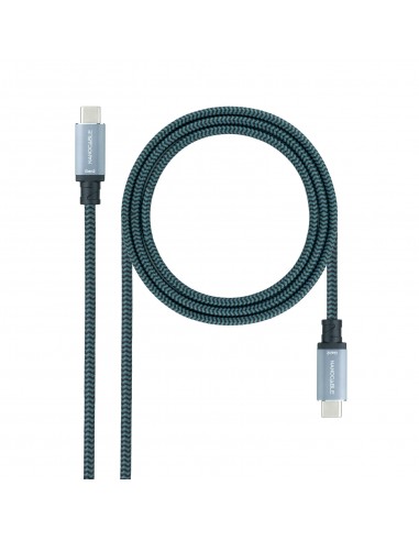 Nanocable Cable USB 3.1 Gen2 5A USB-C M-USB-C M 0.5m - Color Negro