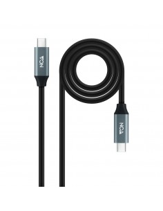Nanocable Cable USB 3.2 Gen2X2 100W 4K 60Hz USB-C M M 1m - Color Negro