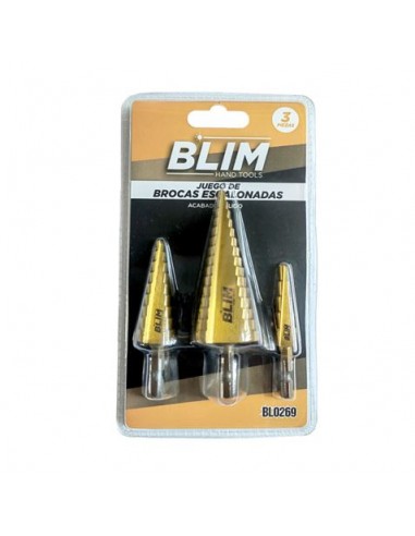 Blim Juego 3 pcs Brocas Escalonadas