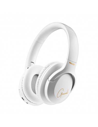 NGS Artica Greed Auriculares Bluetooth 5.1 con Microfono - Diadema Ajustable - Almohadillas Acolchadas - Autonomia hasta 46h