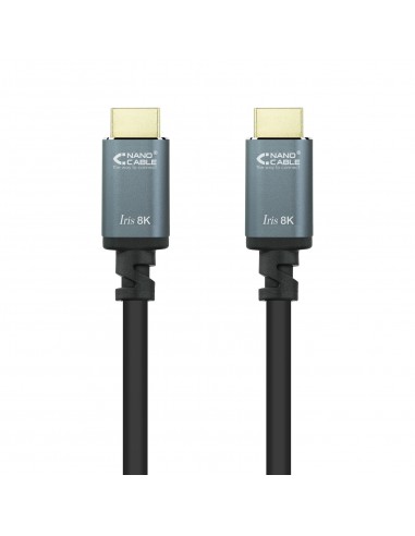 Nanocable Cable HDMI 2.1 Iris 8K A M-A M 0.5m - Color Negro
