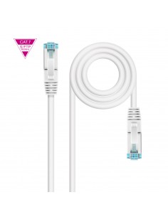 Nanocable Cable Red Cat.7 LSZH SFTP PIMF AWG26 1m - Color Blanco