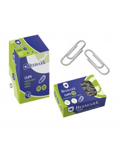 Bismark Pack de 100 Clips N 2 32mm - Niquelados