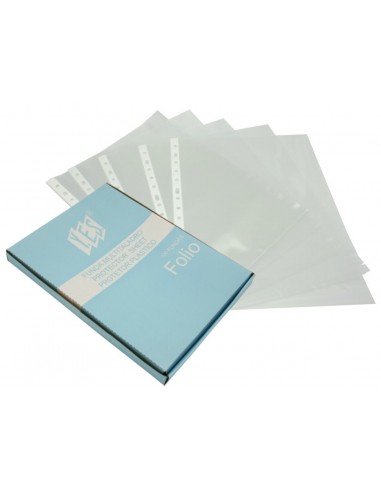 Bismark Caja de 100 Fundas Multitaladro Granuladas - Formato Folio
