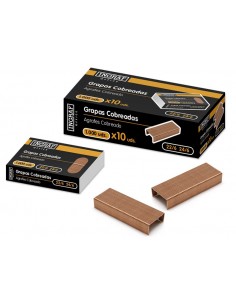 Ingraf Caja de 1000 Grapas 22 6 Cobreadas