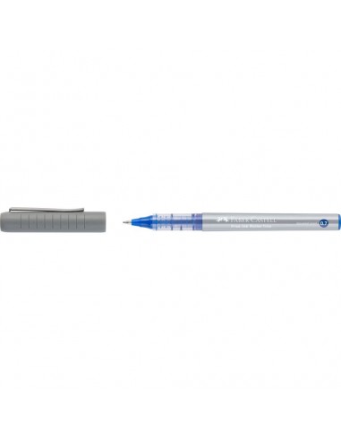 Faber-Castell Roller Free Ink Boligrafo de Tinta Liquida - Punta Conica 0 7mm - Ancho de Linea Fino - Clip de Metal - Color