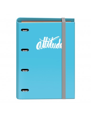 Dohe Serie Pastel Carpeta de 4 Anillas Formato A4 con Recambio de 100 Hojas - 4 Separadores de Colores - Cierre con Goma