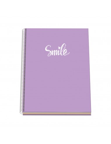 Dohe Serie Pastel Cuaderno con Espiral - Tamaño A4 de 100 Hojas 90gr - Hojas Microperforadas con 4 Taladros - Cuadricula 5mm