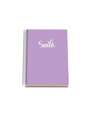 Dohe Serie Pastel Cuaderno con Espiral - Tamaño A5 de 100 Hojas 90gr - Hojas Microperforadas con 2 Taladros - Cuadricula 5mm