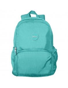 Dohe Serie Pastel Mochila Escolar Mediana - 2 Compartimentos - Tirantes Reforzados y Ajustables - Asa Superior - Color Verde
