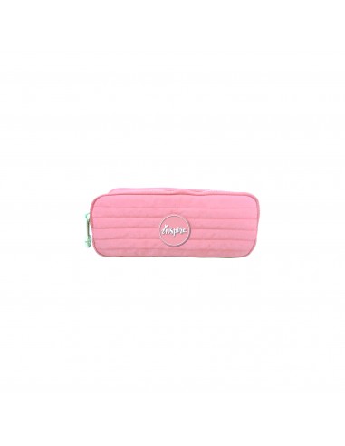 Dohe Serie Pastel Portatodo Doble - Cierre de Cremallera - Color Rosa Pastel