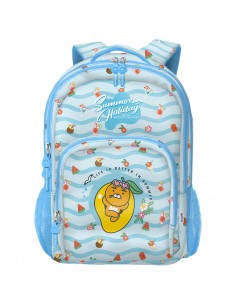 Dohe Kakao Friends Summer Holiday Mochila Escolar Grande - 3 Compartimentos - Bolsillos Laterales - Tirantes Acolchados y