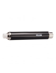 Milan Portatizas Mecanico para Tizas Redondas - 10cm x 1 6cm - Color Negro