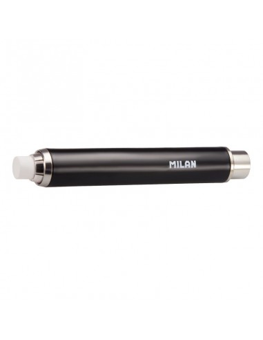 Milan Portatizas Mecanico para Tizas Redondas - 10cm x 1 6cm - Color Negro