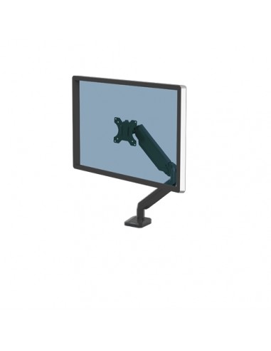 Fellowes Platinum Series Brazo para Monitor Individual - Ajustable con Muelle de Gas - 2 Puertos USB - Sistema de Gestion de