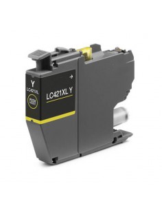 Brother LC421XL Amarillo Cartucho de Tinta Generico - Reemplaza LC421XLY