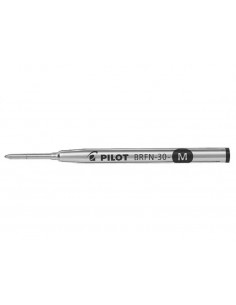 Pilot Recambio Metalico para Boligrafos Ageless-Custom Urushi-Grance-Raiz y Heritage 91 - Punta Media 1.00mm - Color Negro