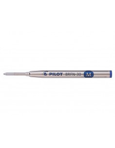 Pilot Recambio Metalico para Boligrafos Ageless-Custom Urushi-Grance-Raiz y Heritage 91 - Punta Media 1.00mm - Color Azul