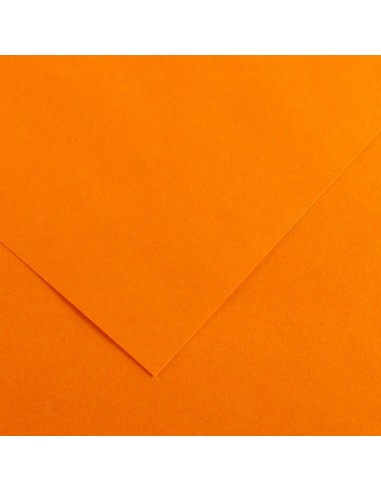 Canson Guarro Pack de 25 Cartulinas Iris A4 de 185g - 50x65cm - Color Mandarina