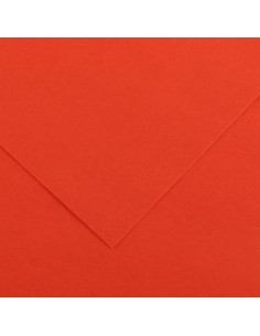 Canson Guarro Pack de 25 Cartulinas Iris A4 de 185g - 50x65cm - Color Tomate