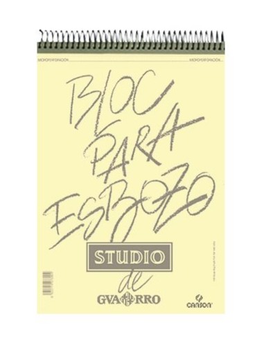 Canson Bloc de Dibujo para Esbozo de 100 Hojas A4 - 21x29.7cm - 90g - Color Blanco