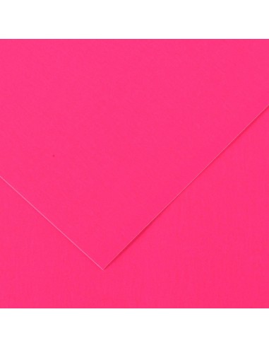 Canson Guarro Pack de 25 Cartulinas Iris A4 de 185g - 50x65cm - Color Fucsia Fluo