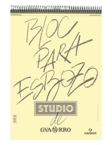 Canson Bloc de Dibujo para Esbozo de 100 Hojas A3 - 29 7x42cm - 90g - Color Blanco