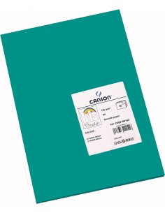 Canson Guarro Pack de 50 Cartulinas Iris A4 de 185g - 21x29.7cm - Color Verde Menta