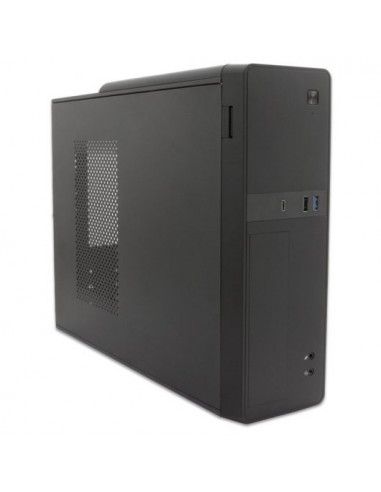 CoolBox T310 Slim Caja Torre Micro ATX-Mini ITX - Tamaño HDD 2.5"-3.5" - USB-2.0-USB 3.0-USB-C - Fuente de Alimentacion