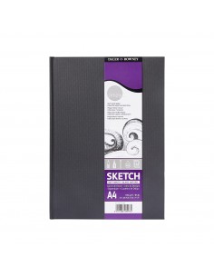 Daler Rowney Simply Cuaderno de Dibujo Cosido A4 - 100g m2 - Cubierta Rigida - 54 Hojas - Color Blanco