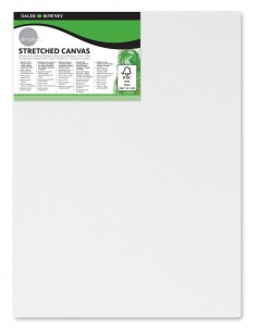 Daler Rowney Simply Bastidor Entelado 18x24cm - Imprimacion Triple - Grano Medio - 100-Algodon sin Acido - 250g