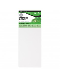 Daler Rowney Simply Bastidor Entelado 20x50cm - Imprimacion Triple - Grano Medio - 100-Algodon sin Acido - 250g