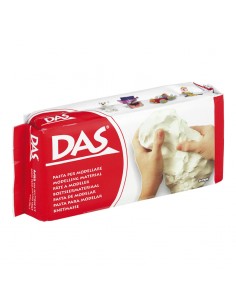 Das Pasta para Modelar - 500gr - Facil de Trabajar - Seca al Aire - Color Blanco