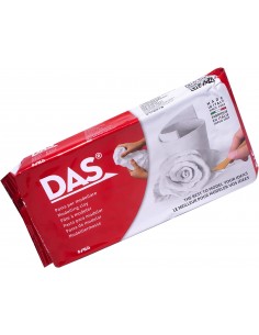 Das Pasta para Modelar - 1kg - Facil de Trabajar - Seca al Aire - Color Blanco