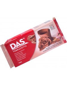 Das Pasta para Modelar - 1kg - Facil de Trabajar - Seca al Aire - Color Terracota