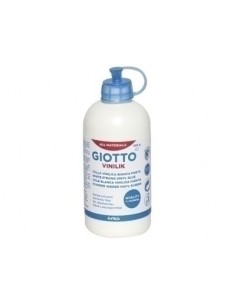 Giotto Vinilik Cola Blanca Botella 100 gr. - Seca Rapidamente - Pega Papel-Carton-Cartulina etc...