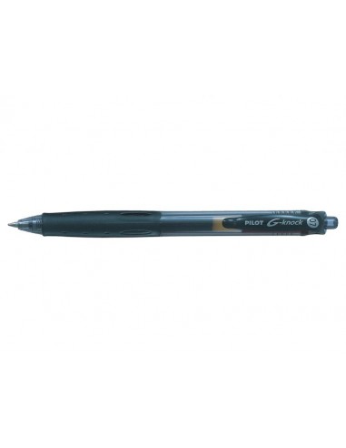 Pilot Boligrafo de Gel G-Knock - Recargable - Fabricado con Plastico Reciclado - Punta de Bola 0.7mm - Trazo 0.32mm - Color