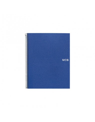 Miquel Rius Notebook6 Cuaderno de Espiral Formato A5 - 150 Hojas de 70gr Microperforadas con 2 Taladros - Cubiertas de
