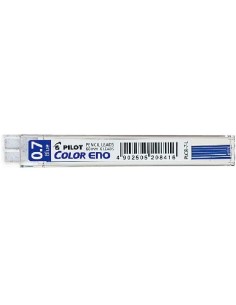 Pilot Pack de 6 Minas para Portaminas Color Eno H-197 0.7mm - Minas Color Azul