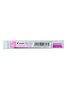 Pilot Pack de 6 Minas para Portaminas Color Eno H-197 0.7mm - Minas Color Rosa