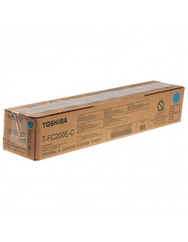 Toshiba T-FC200EC Cyan Cartucho de Toner Original - 6AJ00000259 6AJ00000195 6AJ00000119