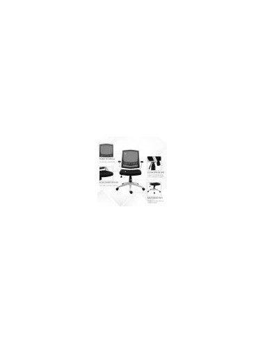 Silla ergonómica Stratta BK-WH