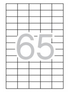 Apli Etiquetas Blancas Permanentes 38 x 21.2mm 25 Hojas